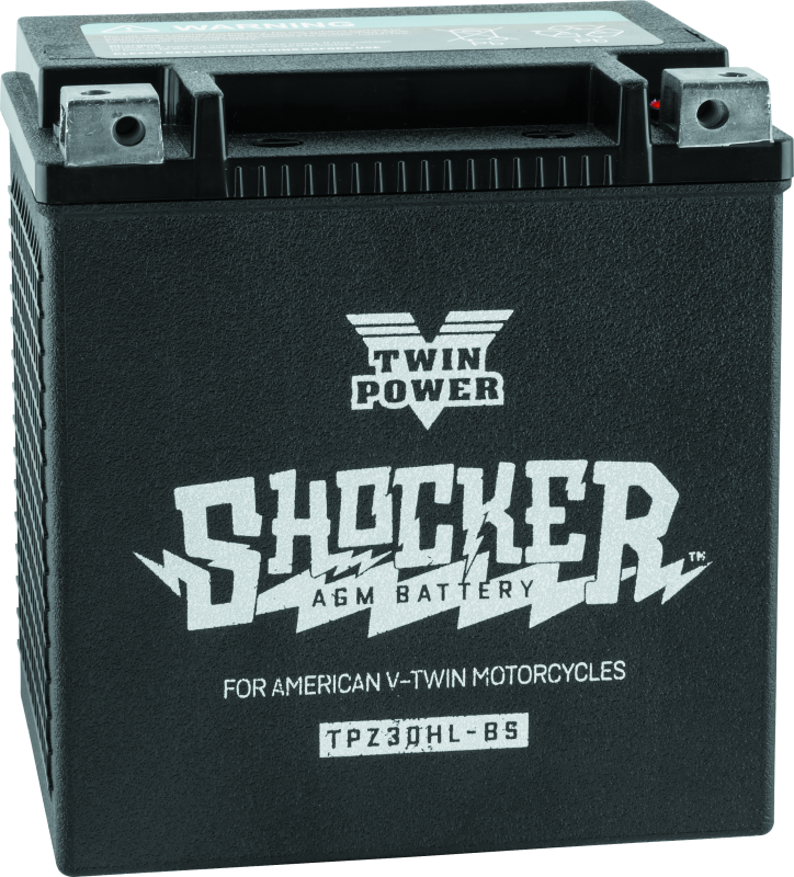 Twin Power YTX-30L Shocker Battery Replaces H-D 66010-97A 430 CCA