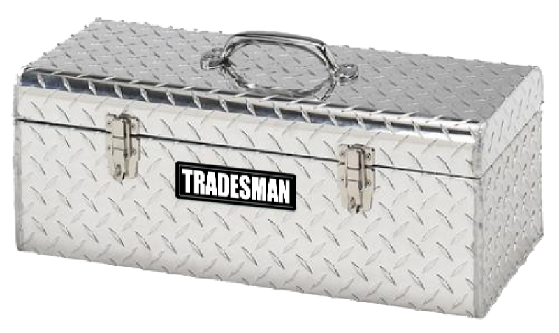 Tradesman Aluminum Handheld Tool Box (24in.) - Brite