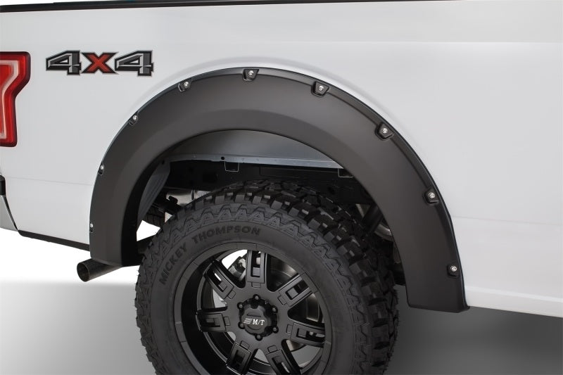 
                      
                        Bushwacker 15-17 Ford F-150 Styleside Pocket Style Flares 4pc 67.1/78.9/97.6in Bed - Black
                      
                    