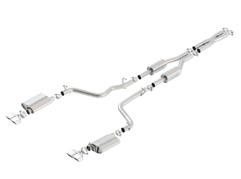 Borla 09-14 Dodge Challenger R/T 5.7L RWD 2Dr. 2.5in. ATAK CB Exhaust - Dual Split Rear Exit