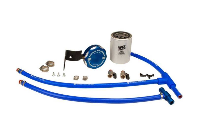 Sinister Diesel 03-07 Ford Powerstroke 6.0L w/ Wix (Round) Coolant Filtration System