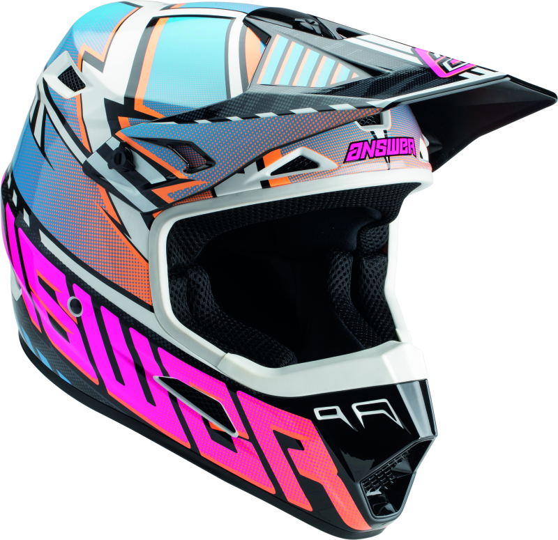 Answer AR3 Rapid Helmet Blue/Orange/Rhodamine - XL