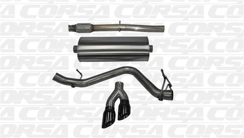 
                      
                        Corsa 14-19 GMC Sierra/Chevy Silv 1500 Crew Cab/Short Bed 5.3L V8 Black Sport Single Side CB Exhaust
                      
                    