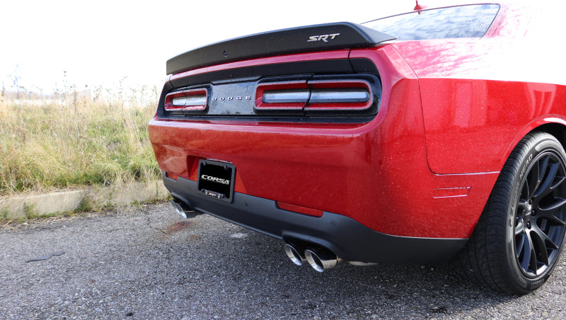 
                      
                        Corsa 2015-2023 Dodge Challenger Hellcat Dual Rear Exit Extreme Exhaust w/ 3.5in Polished Tips
                      
                    