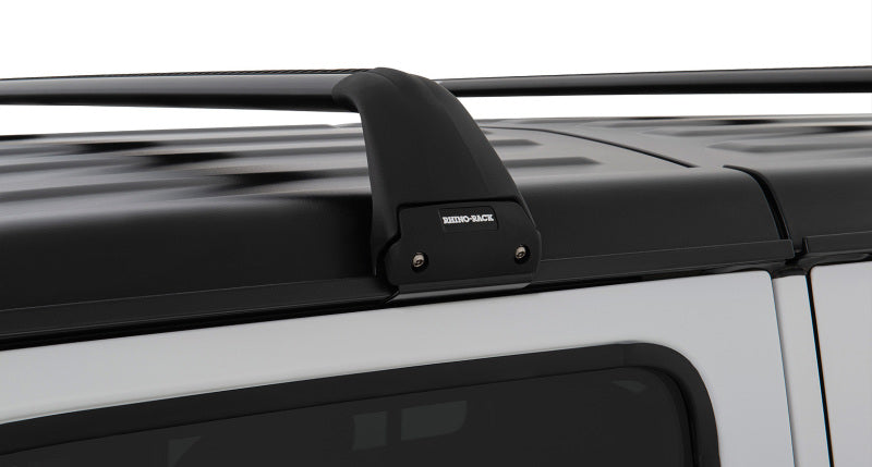 
                      
                        Rhino-Rack 07-22 Jeep Wrangler JK/JL 4 Door Hard Top Vortex SG 2 Bar Roof Rack - Black
                      
                    