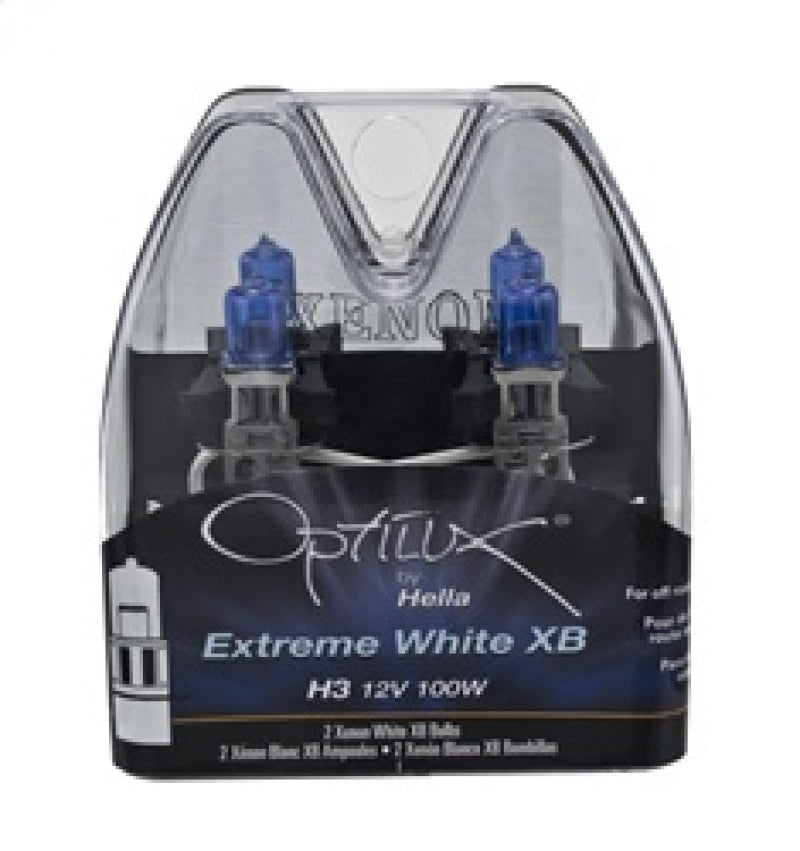 
                      
                        Hella Optilux H3 12V / 100W Xenon White XB Light Bulb
                      
                    