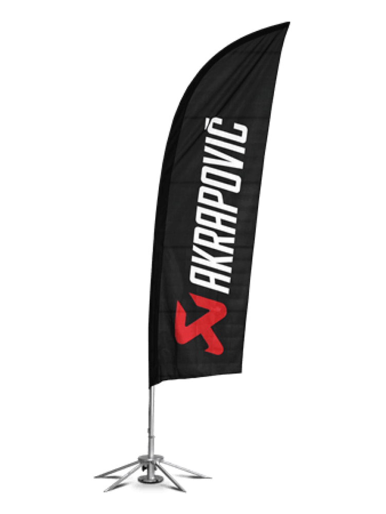 Akrapovic Self-standing flag set