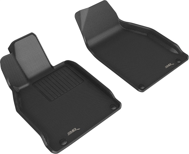 3D MAXpider 12-19 Porsche 911 Conv/S/4/4S/GTS/Targa/Turbo/T/GTZ Kagu 1st Row Floormat - Black