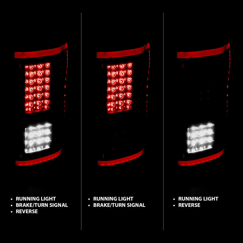 ANZO 15-17 Ford F-150 LED Taillights - Smoke