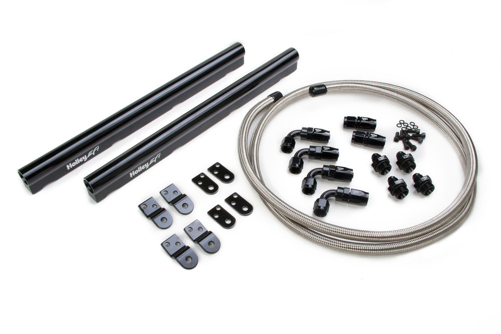 LS Hi-Flow Fuel Rail Kit - Includes Hose & Fittings - Fits LS1, LS2, LS3, LS6 & L99 factory intakes - 534-210