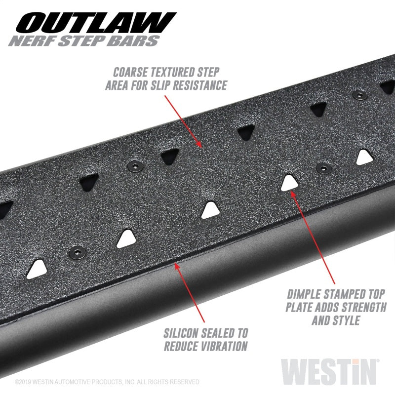 
                      
                        Westin 09-18 Dodge RAM 1500 Crew Cab Outlaw Nerf Step Bars
                      
                    