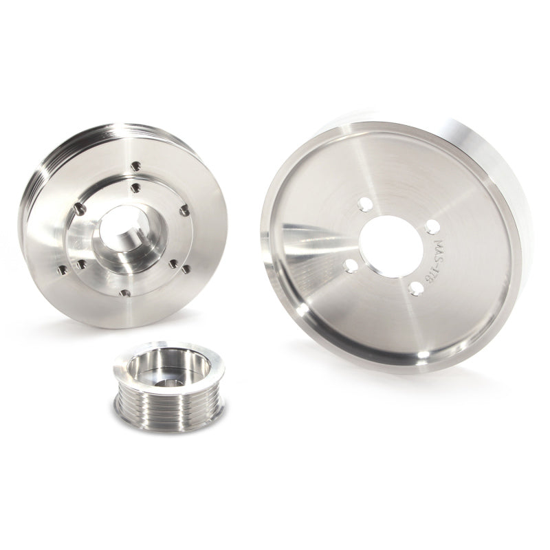 
                      
                        BBK 02-04 Mustang 4.6 GT Underdrive Pulley Kit - Lightweight CNC Billet Aluminum (3pc)
                      
                    