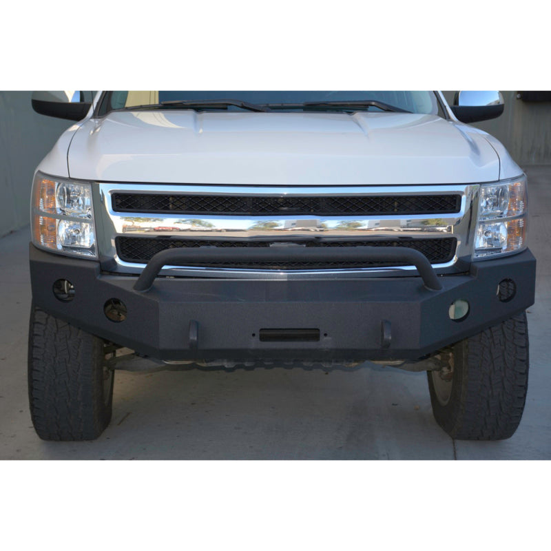 
                      
                        DV8 Offroad 07-13 Chevrolet Silverado 1500 Front Bumper - Black Powdercoat
                      
                    