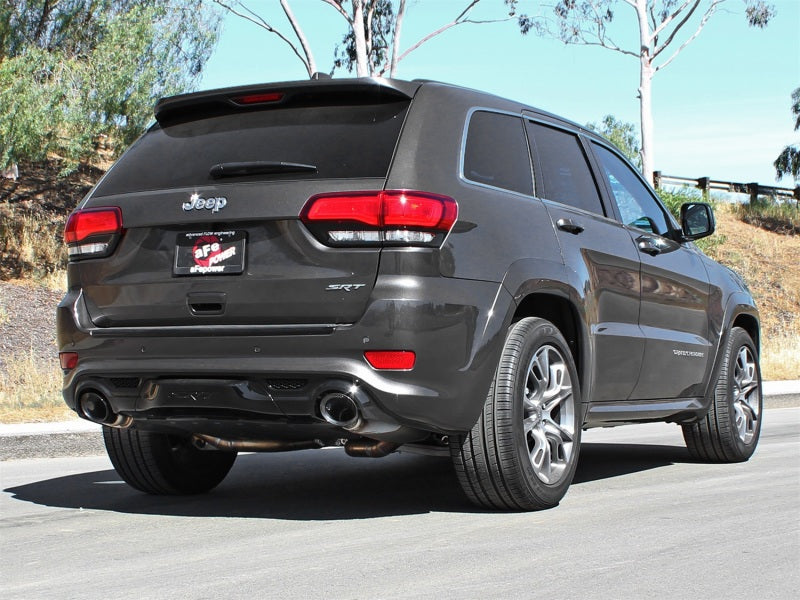 aFe MACHForce XP Cat-Back Exhaust Stainless No Tips 12-15 Jeep Grand Cherokee SRT/SRT-8 V8 Hemi 6.4L