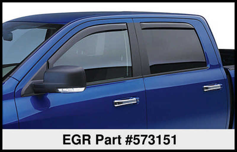 
                      
                        EGR 00+ Ford Excursion In-Channel Window Visors - Set of 4 (573151)
                      
                    