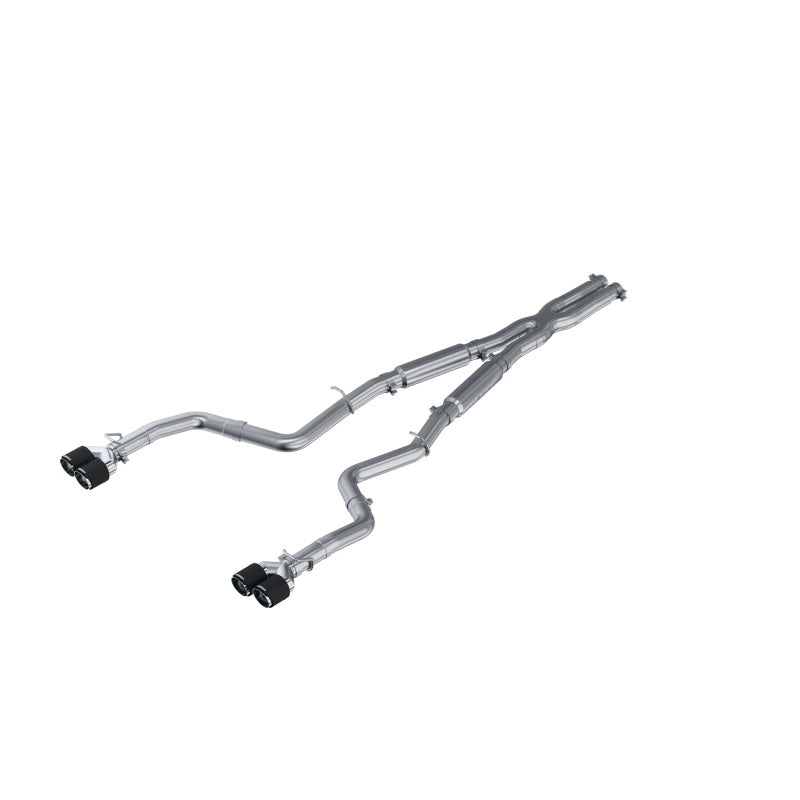 
                      
                        MBRP 15-16 Dodge Challenger RT 5.7L T304 SS 3in Dual Rear Cat-back CF Quad Tips - Street
                      
                    