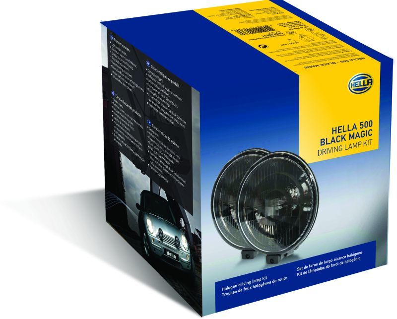 
                      
                        Hella 500 Series 12V Black Magic Halogen Driving Lamp Kit
                      
                    