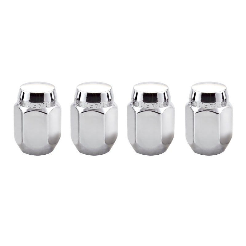 
                      
                        McGard Hex Lug Nut (Cone Seat) M12X1.25 / 13/16 Hex / 1.28in. Length (4-Pack) - Chrome
                      
                    