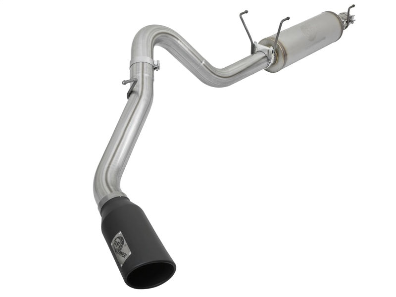 aFe MACHForce XP 4in Exhausts Cat-Back SS Side Exit 14-17 Dodge Ram 2500 V8-6.4L Hemi w/ Black Tips