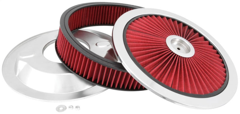 
                      
                        Spectre ExtraFlow HPR Air Cleaner Assembly 14in. x 3in. - Red
                      
                    