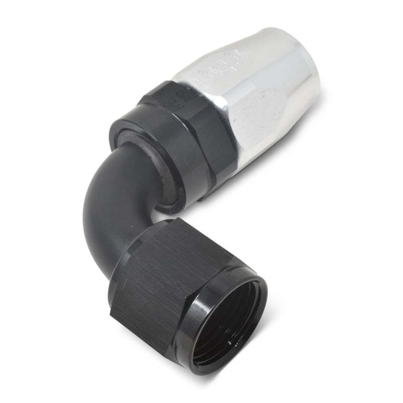 
                      
                        Russell Performance -10 AN Black/Silver 90 Degree Full Flow Hose End
                      
                    