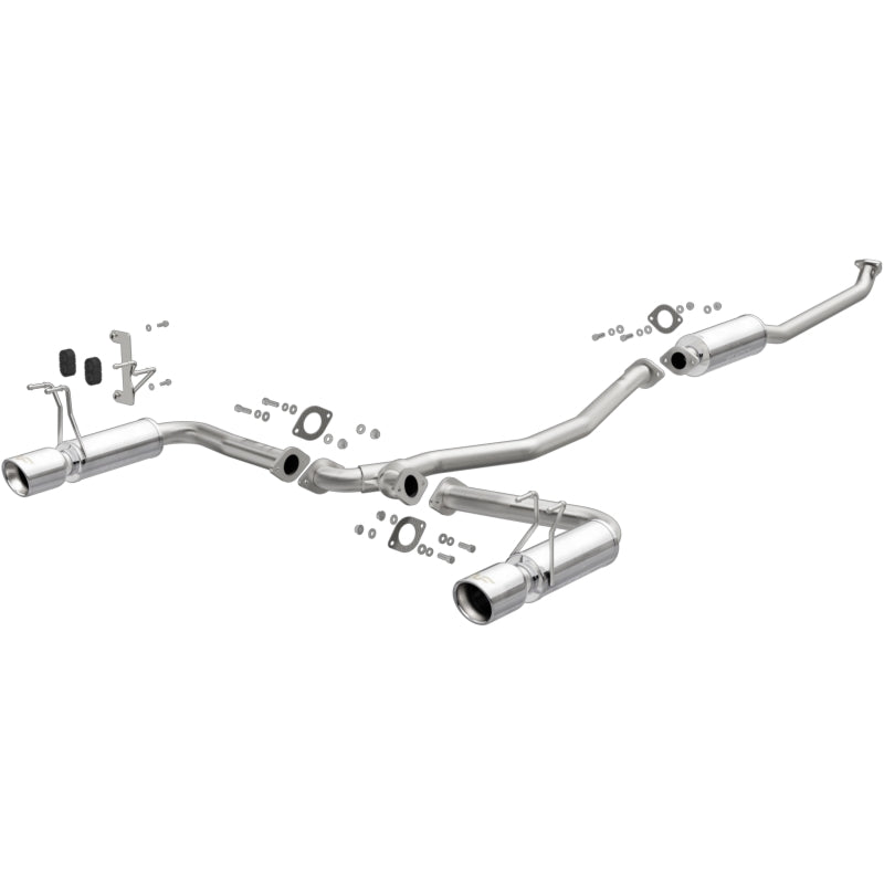 MagnaFlow 16-18 Honda Civic L4 2.0L Street Series Cat-Back Exhaust w/ Polished Tips