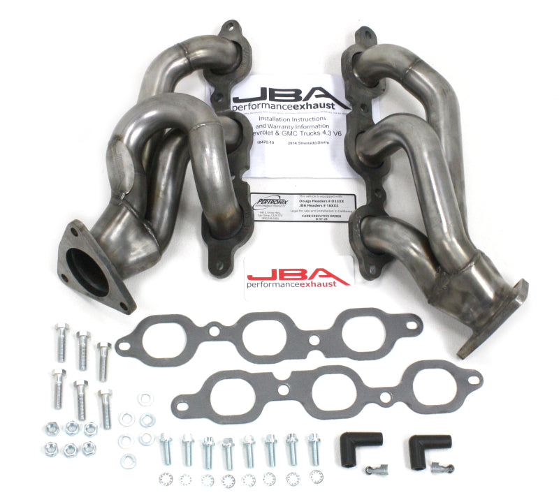 
                      
                        JBA 14-20 GM Truck 4.3L V6 1-5/8in Primary Raw 409SS Cat4Ward Header
                      
                    