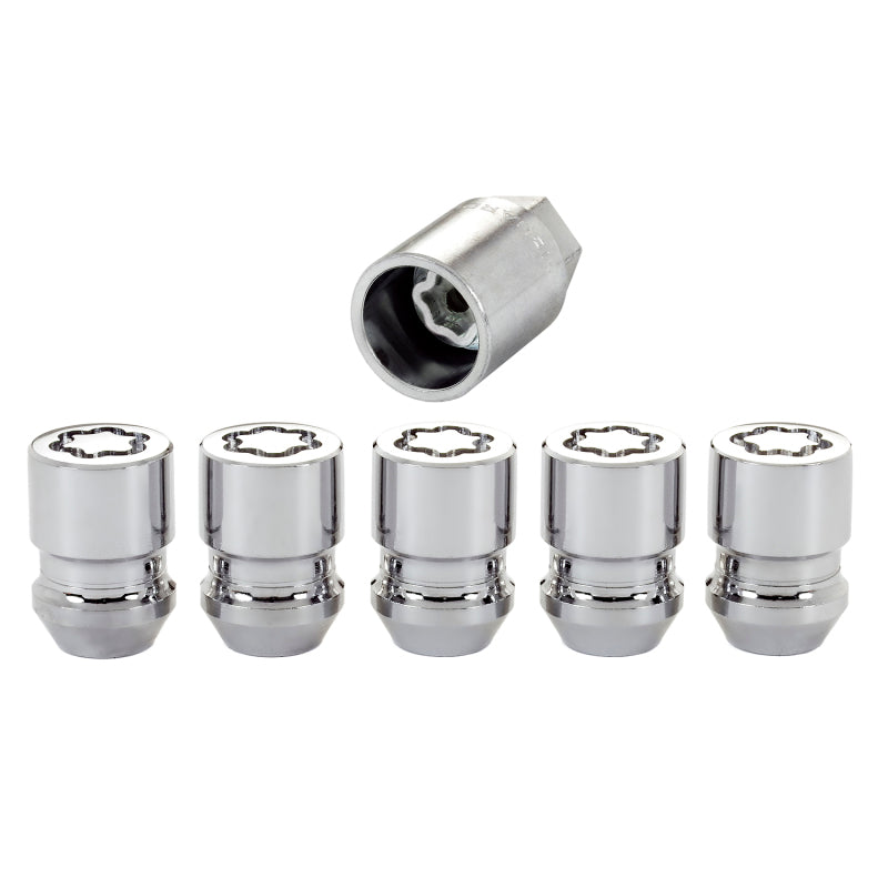 
                      
                        McGard Wheel Lock Nut Set - 5pk. (Cone Seat) M12X1.5 / 13/16 Hex / 1.28in. Length - Chrome
                      
                    