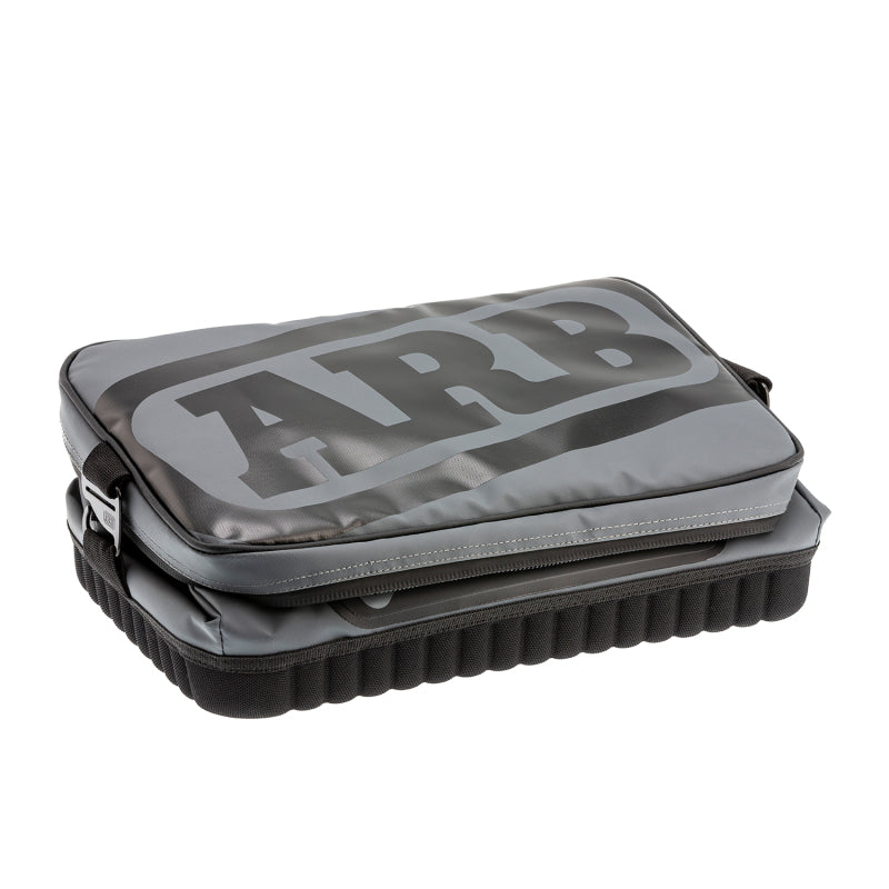 
                      
                        ARB Cooler Bag Charcoal w/ Red Highlights 15in L x 11in W x 9in H Holds 22 Cans
                      
                    