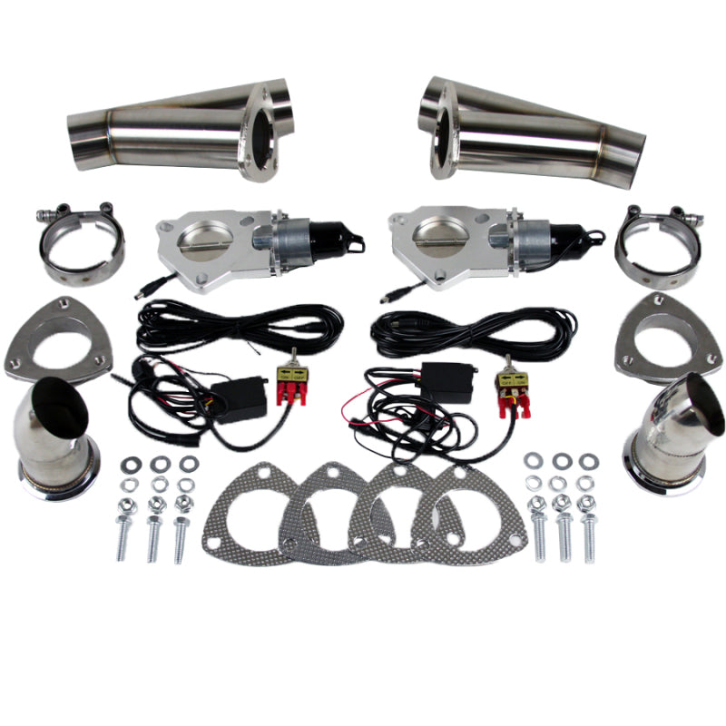 
                      
                        Granatelli 2.5in Stainless Steel Electronic Dual Exhaust Cutout
                      
                    