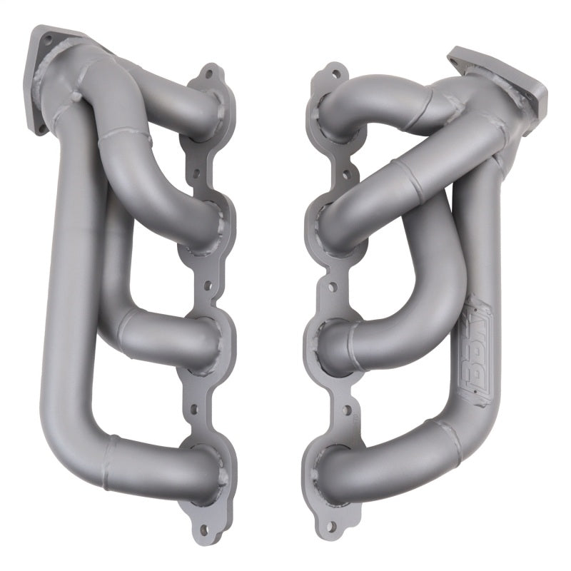 
                      
                        BBK 14-18 GM Truck 5.3/6.2 1 3/4in Shorty Tuned Length Headers - Titanium Ceramic
                      
                    