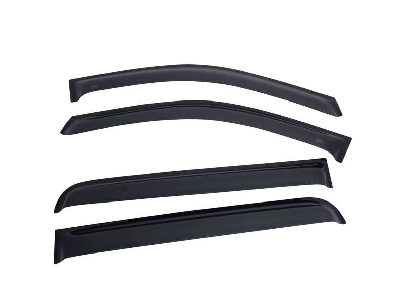 EGR 2019 Dodge Ram 1500 Crew Cab Tape-On Window Visors Set of 4 - Dark Smoke