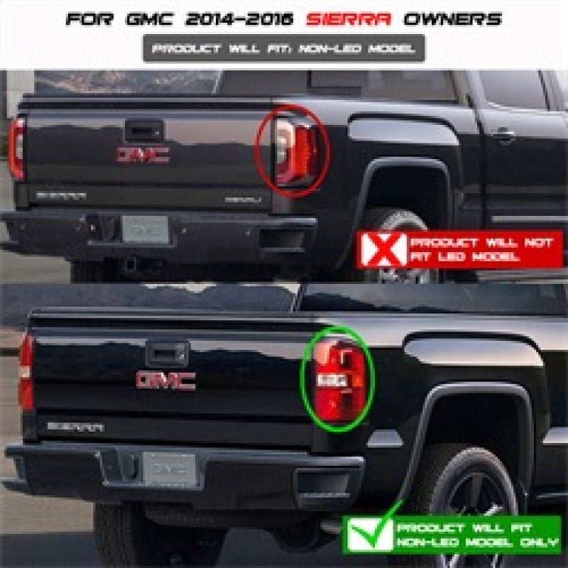 
                      
                        Spyder GMC Sierra 14-16 LED Tail Lights Black ALT-YD-GS14-LBLED-BK
                      
                    