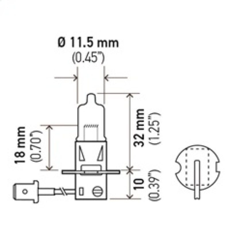 
                      
                        Hella H3 24V/70W PK22s T3.25 Halogen Bulb
                      
                    