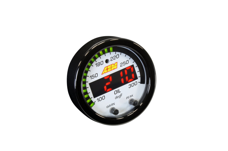 
                      
                        AEM X-Series Temperature 100-300F Gauge Kit (ONLY Black Bezel and Water Temp. Faceplate)
                      
                    