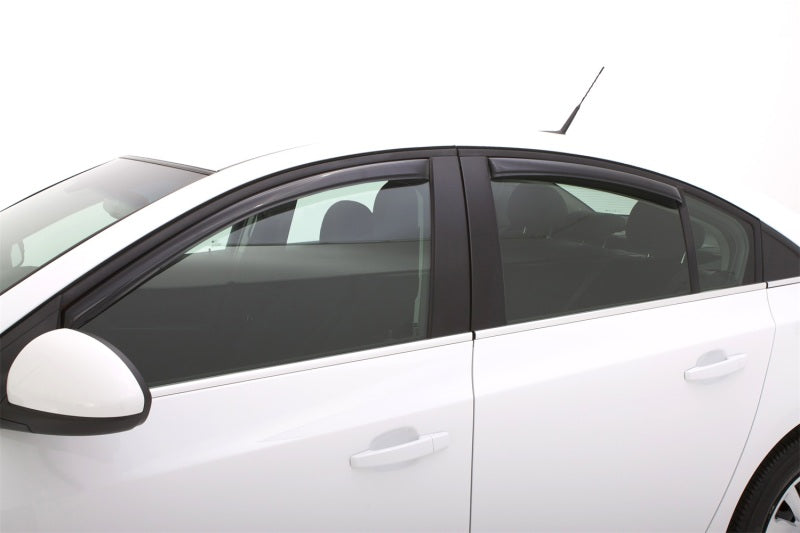 
                      
                        AVS 11-15 Chevy Cruze Ventvisor In-Channel Front & Rear Window Deflectors 4pc - Smoke
                      
                    