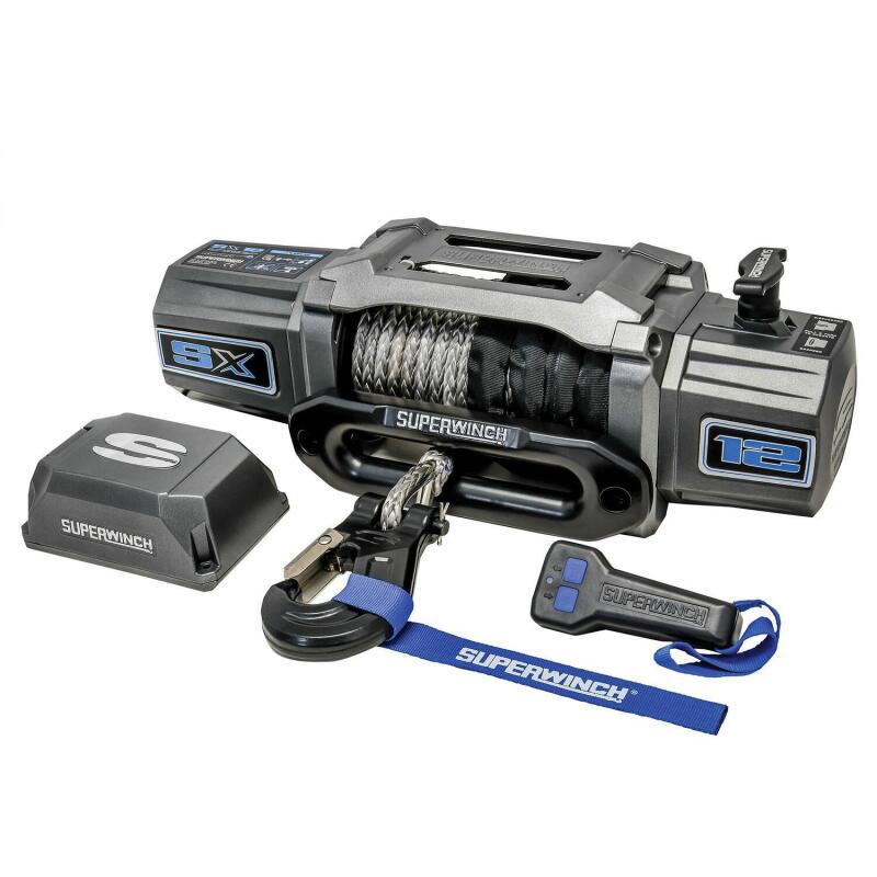 
                      
                        Superwinch 12000 LBS 12V DC 3/8in x 80ft Synthetic Rope SX 12000SR Winch - Graphite
                      
                    