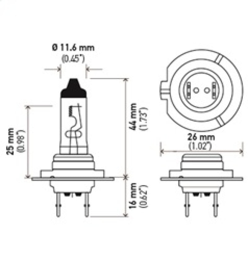 
                      
                        Hella Halogen H7 Bulb
                      
                    