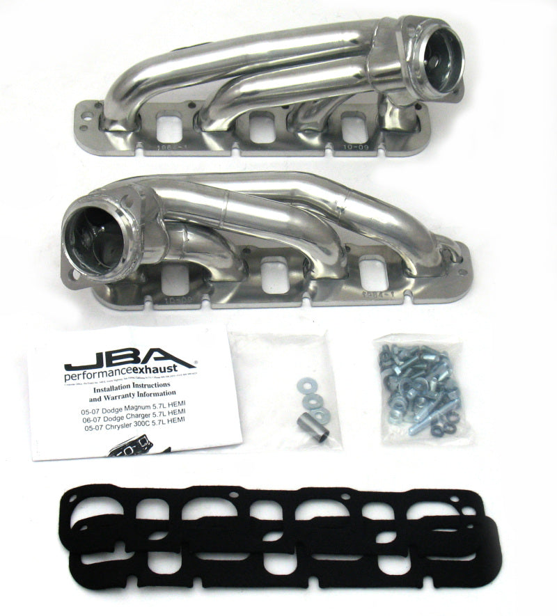 
                      
                        JBA 09-20 Chrysler 5.7L HEMI 1-3/4in Primary Silver Ctd Cat4Ward Header
                      
                    