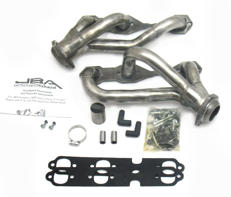 
                      
                        JBA 88-95 & 02-03 GM S-Truck 4.3L V6 4WD 1-1/2in Primary Raw 409SS Cat4Ward Header
                      
                    