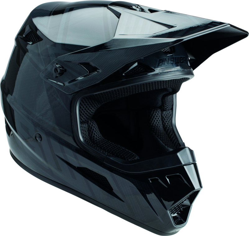 Answer AR3 Rapid Helmet Black/Dark Grey Youth - Large