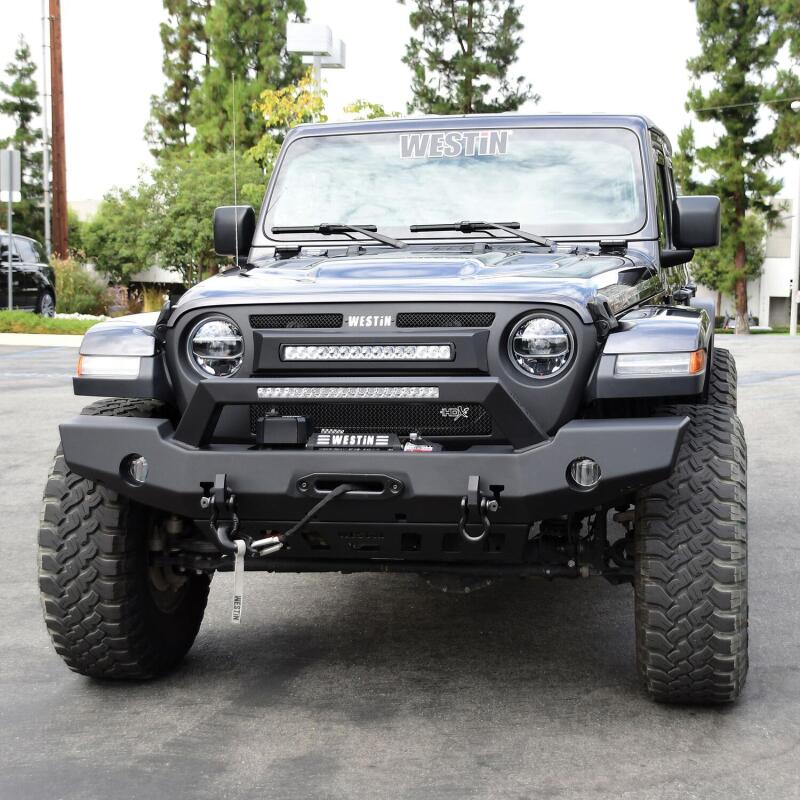 
                      
                        Westin 18-20 Jeep Wrangler WJ2 Full Width Front Bumper w/LED Light Bar Mount Textured Black
                      
                    