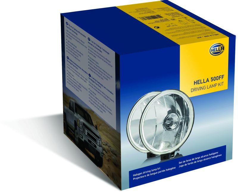 
                      
                        Hella 500FF 12V/55W Halogen Driving Lamp Kit
                      
                    