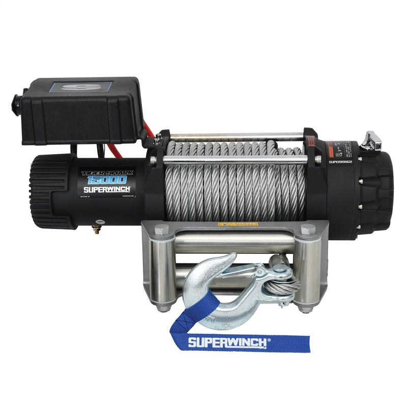 
                      
                        Superwinch 15000 LBS 12V DC 7/16in x 82ft Wire Rope Tiger Shark 11500 Winch
                      
                    