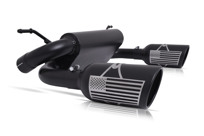 
                      
                        Gibson 07-10 Jeep Wrangler JK X 3.8L 2.5in Patriot Series Cat-Back Dual Split Exhaust - Blk Ceramic
                      
                    