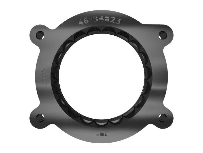 aFe 2020 Vette C8 Silver Bullet Aluminum Throttle Body Spacer / Works With aFe Intake Only - Black