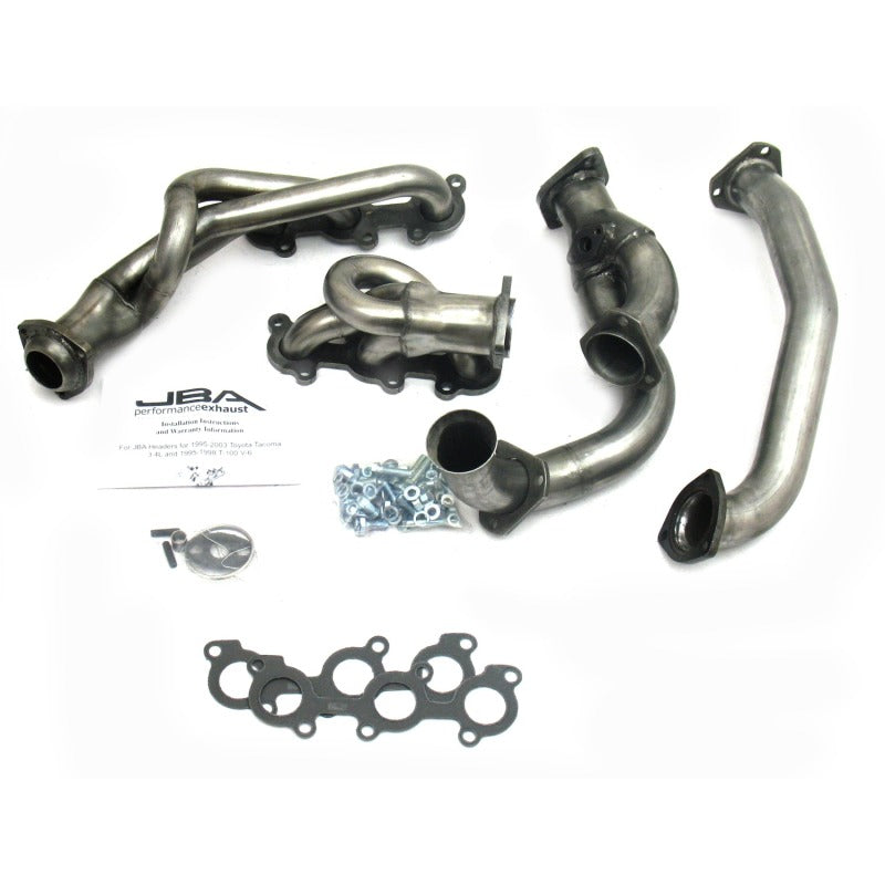 
                      
                        JBA 95-00 Toyota 3.4L V6 w/o EGR 1-1/2in Primary Raw 409SS Cat4Ward Header
                      
                    