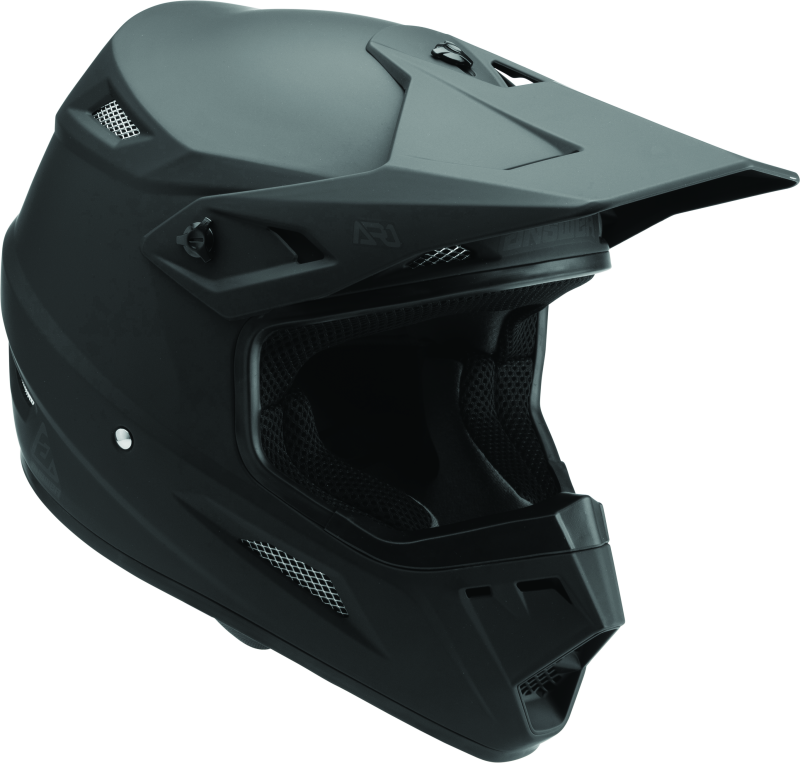 Answer AR1 Solid Helmet Matte Black Youth - Medium