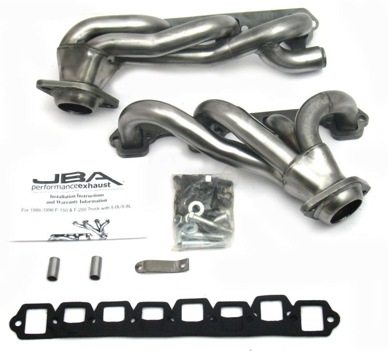 
                      
                        JBA 87-96 Ford F-150 5.8L SBF 1-5/8in Primary Raw 409SS Cat4Ward Header
                      
                    