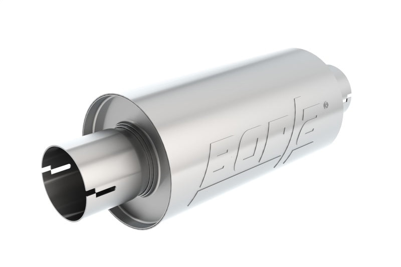 Borla S-Type Muffler 2.5in Inlet/Outlet 5in Round x 10in w/Notch